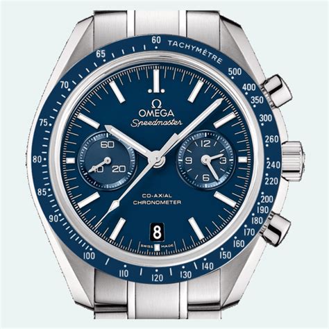 blue dial omega speedmaster|omega speedmaster moonwatch blue.